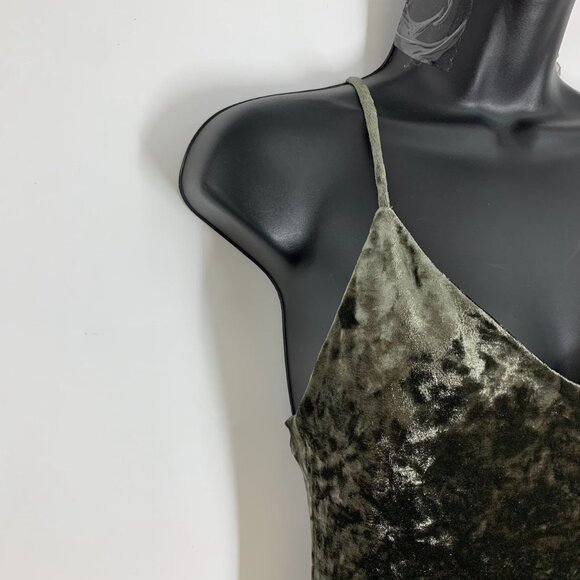 Makers of Dreams Women's V Neck Spaghetti Strap High Slit Maxi Dress Size XS - Picture 4 of 15